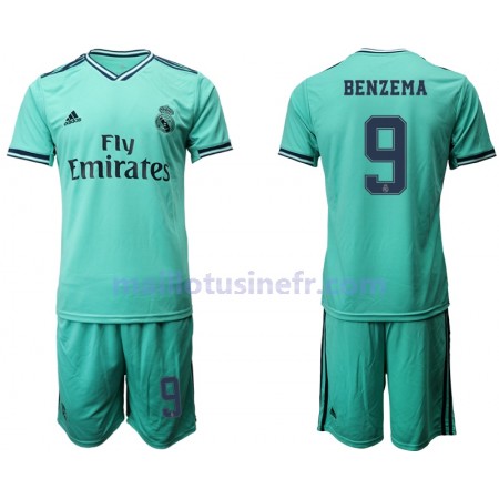 Maillot de Foot Real Madrid BENZEMA 9 Troisième 2019-20 - Enfant